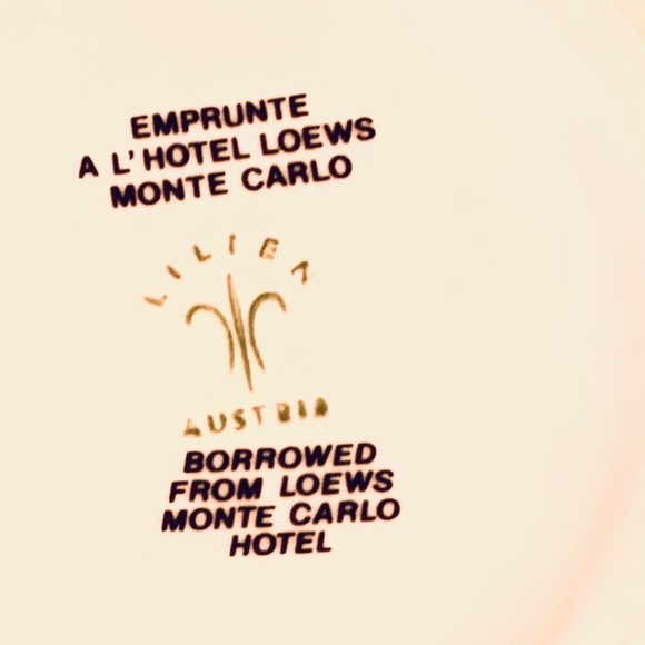 1990s Hotel Loews Monte-Carlo Ashtray - Picture 4 of 4